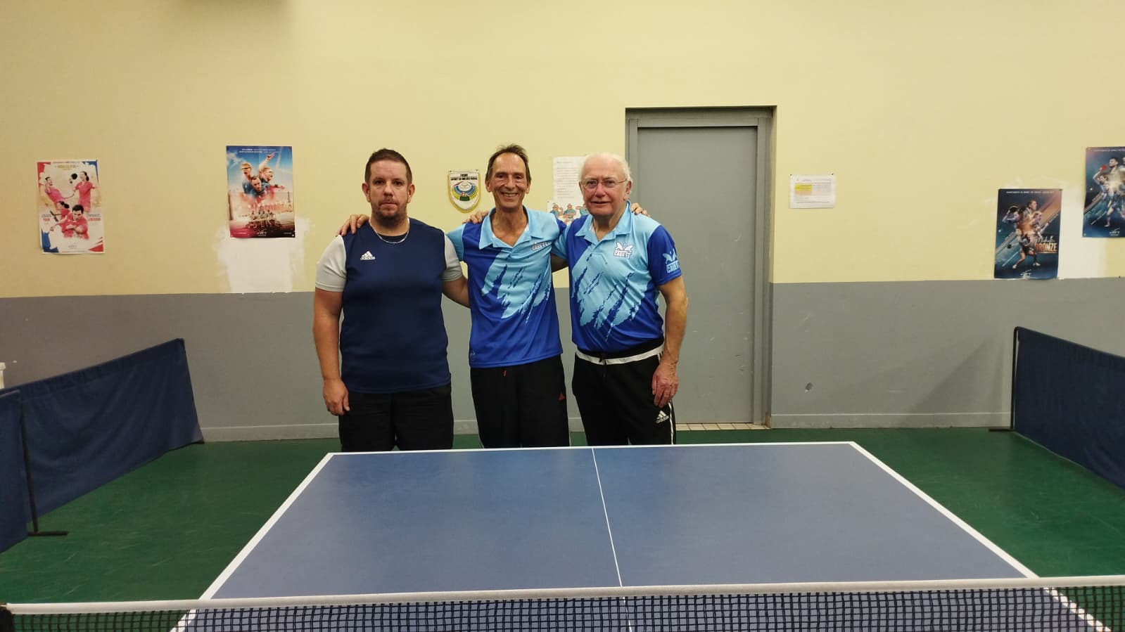 Victoire nette de nos vétérans de CauxTT face à Montpellier (8–2) 🏓💙