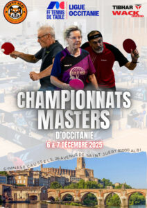Championnats Masters d’Occitanie 2025 à Albi – À vos raquettes !