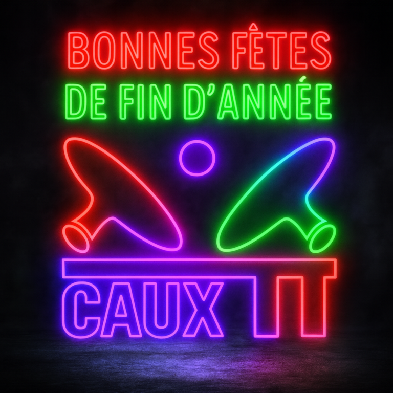 Bonnes fêtes de fin d’année à toute la famille Caux TT 🎄🏓