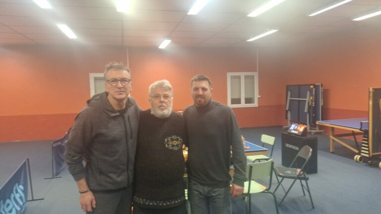 🏓 Vétérans : CauxTT3 à Lunel, le score pique… mais l’histoire vaut le détour 😄